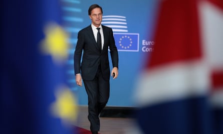 The Netherlands’ PM Mark Rutte said he had ‘the highest respect’ for Theresa May.