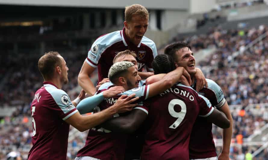 Antonio and Benrahma lead West Ham to comeback win at Newcastle | Premier  League | The Guardian