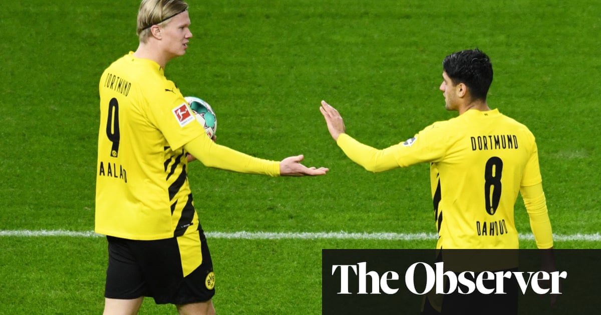 European roundup: Haaland scores four in second half to lift Borussia Dortmund