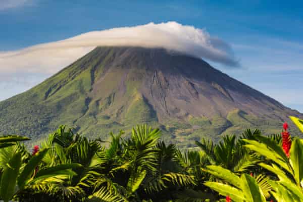 Arenal al amanecer