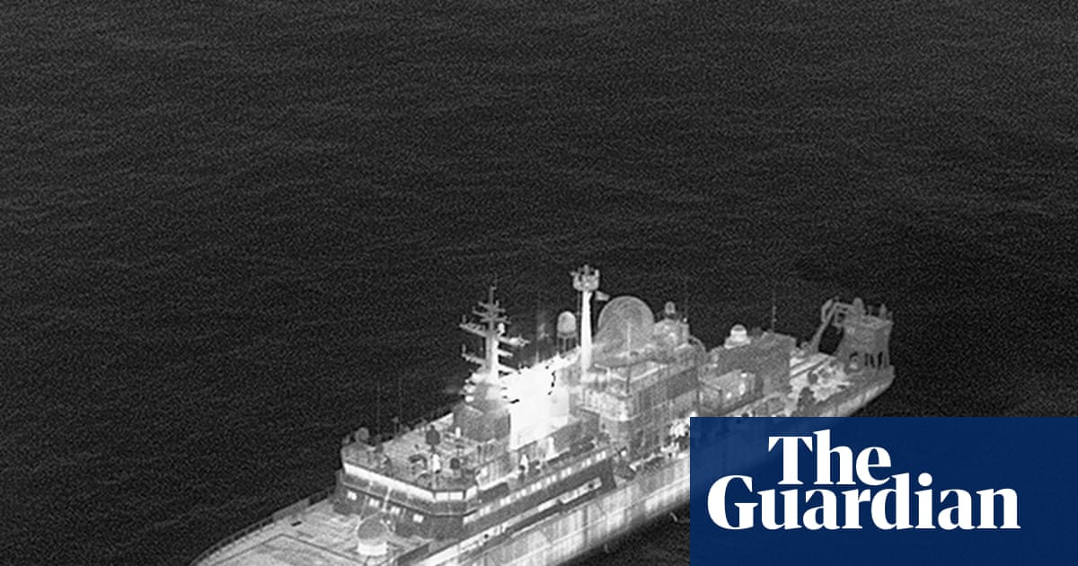 Russian spy ship enters British waters and shines lasers at military pilots