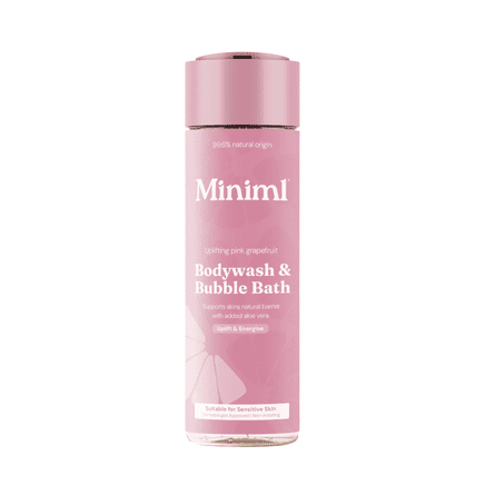 Body wash + Bubble bath Uplifting Pink Grapefruit Miniml