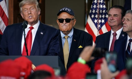 Giuliani with Trump in August last year. Prosecutors consider each one of Giuliani and the other lawyers’ acts to be crucial evidence of a potential violation of law, according to sources close to the investigation.