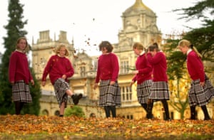 Niñas de una escuela privada en Gloucestershire ...