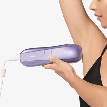 Ulike Air 10 IPL Hair Removal Device for Face, Body, and Bikini Line.