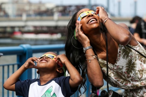 Our three-year-old can't get enough': US families traveling to see the eclipse | Solar eclipses | The Guardian