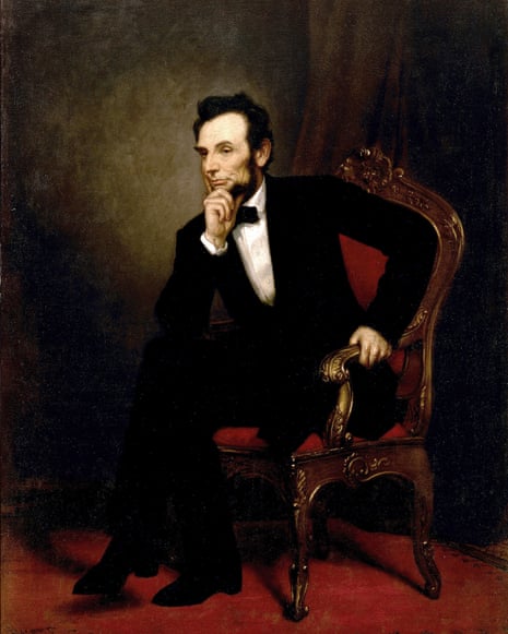 painting of man in tuxedo sitting in chair with hand on chin