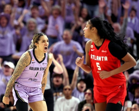Golden State’s Gabby Williams scored a game-high 26 points in Game 1 of the WNBA finals on Saturday in San Francisco.