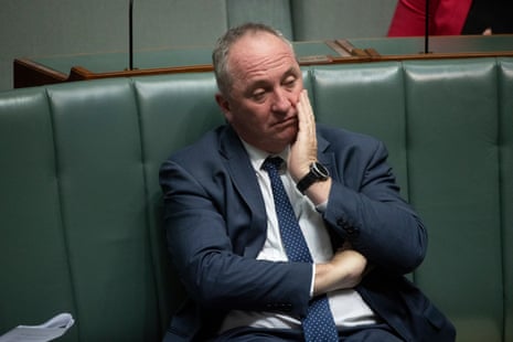 The member for New England Barnaby Joyce during question time
