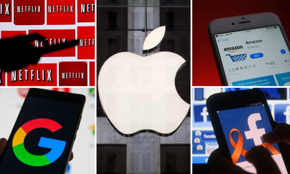 Faang Tastic Five Can Us Tech Giants Continue Their Stellar Rise Technology Sector The Guardian
