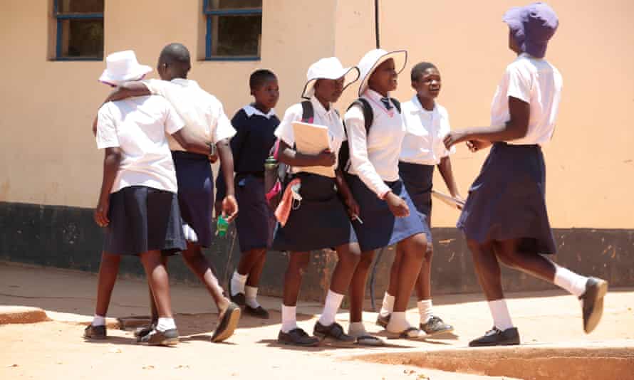 Sahumani Secondary school in Nyanga, Zimbabwe, November 2020