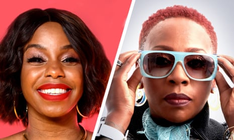 ‘Why you making me sound old?’ … London Hughes, left, and Gina Yashere.