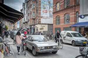Vaernedamsvej, a shopping street in Vesterbro, Copenhagen.