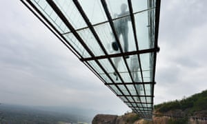 A view from below. If this bridge isn’t terrifying enough for you, just wait until this Autumn, when Hunan province will gain a second glass bridge across the <a href="http://edition.cnn.com/2015/05/18/travel/zhangjiajie-glass-bridge/">Zhangjiajie Grand Canyon</a>. At 430 meters long and 300 meters high, it will be the longest and highest bridge of its kind in the world.