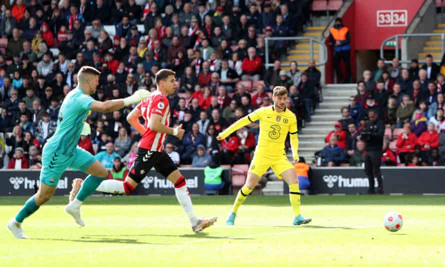 Timo Werner scored his second goal of the day and Chelsea's fifth goal.