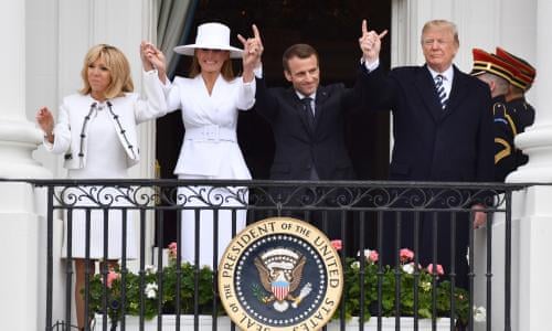 Télécharger gratuitement Images Brigitte Macron Lauds Really Fun Melania Trump But Says She dernière salutations