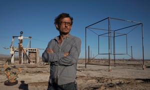 Artists transformed a desert ghost town in Salton Sea, California.