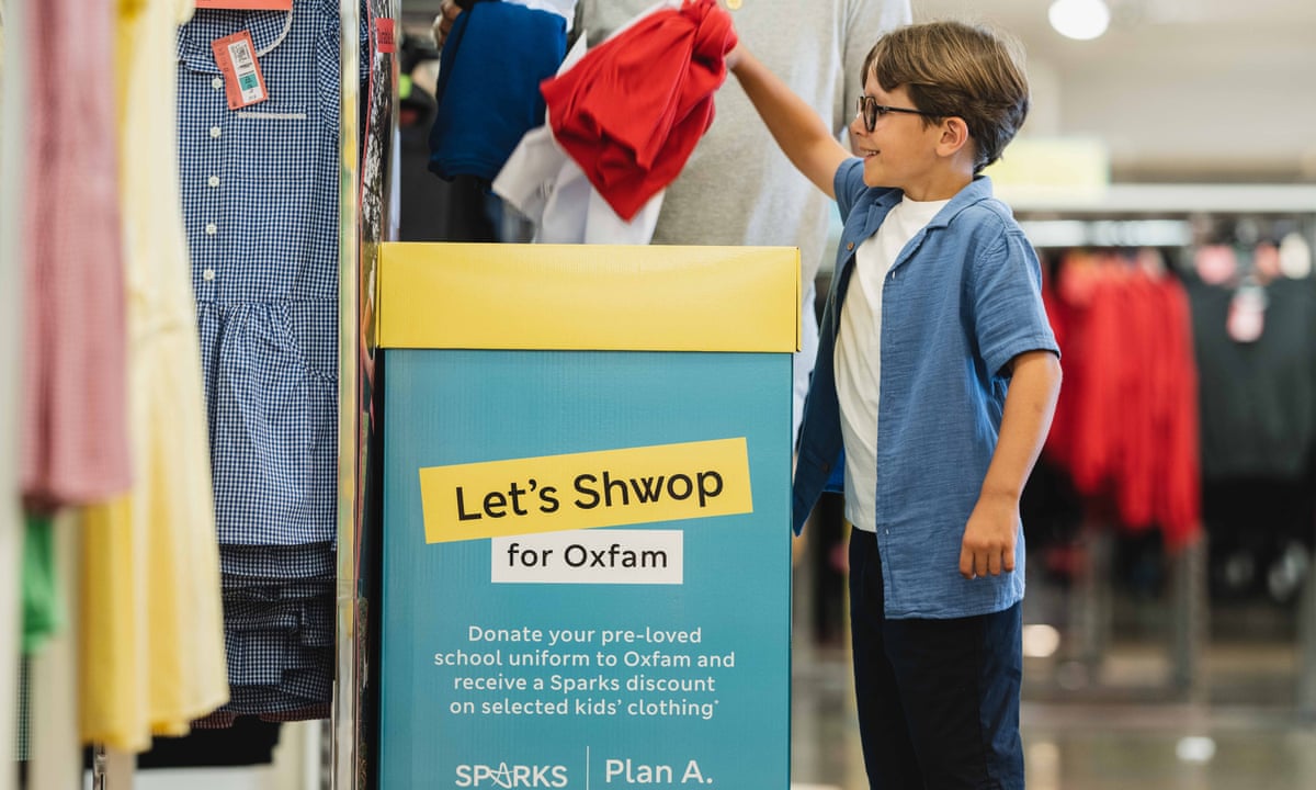 M&S offers money off children's clothes in exchange for used school uniforms, Marks & Spencer