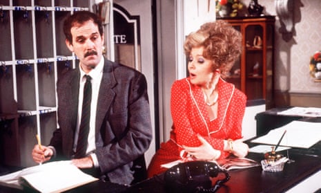 John Cleese and Prunella Scales as Basil and Sybil Fawlty in Fawlty Towers