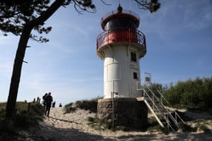 The lighthouse on Hiddensee’s Gellen peninsula, a national park and haven for migratory birds.