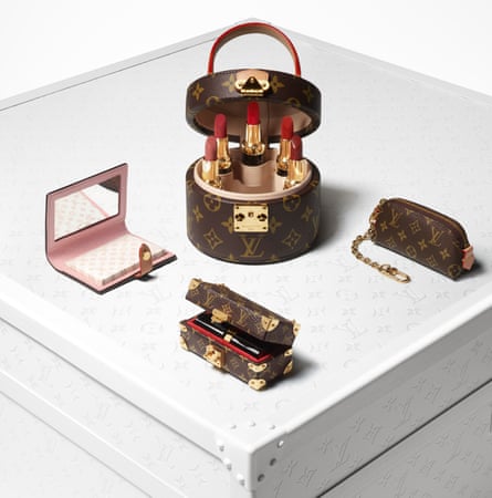Lipstick and small leather goods from the Louis Vuitton La Beauté collection