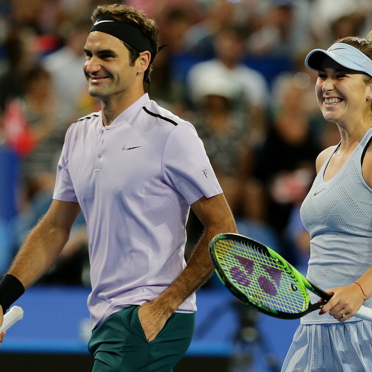 Roger Federer In Fine Form As Switzerland Seal Third Hopman Cup Roger Federer The Guardian Hopman Cup 2022 Final