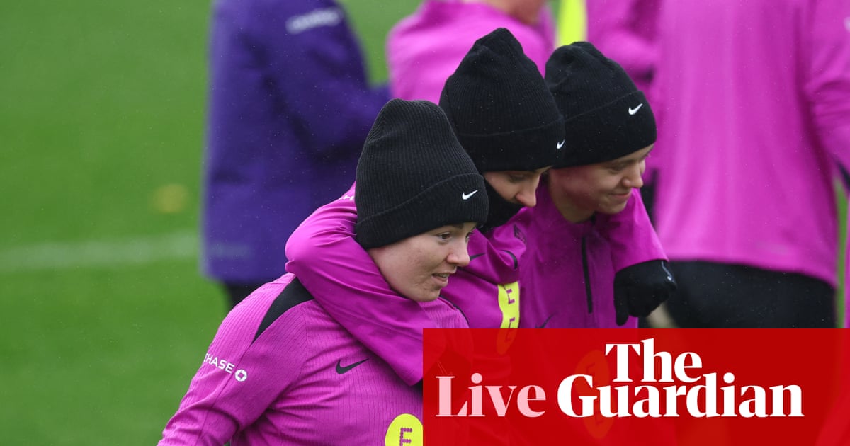 England v Ghana: international women’s football friendly – live