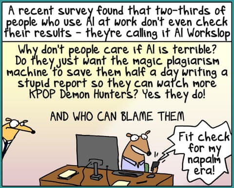 AI Workslop First Dog on the Moon, panel 2