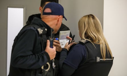 Immigration enforcement officers find an alleged counterfeit Ukrainian passport on an Iranian travelling via Dublin and Belfast to the UK