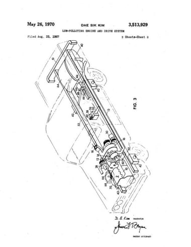 This 1970 patent, assigned to Esso (now ExxonMobil), is a design for a low-polluting engine system.