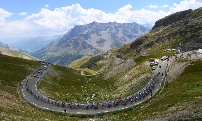 On the road to Alpe d’Huez.