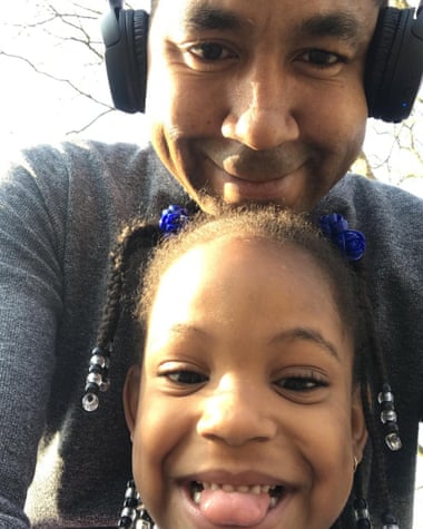 Zarren Ellis with daughter Xianna Ellis, five.