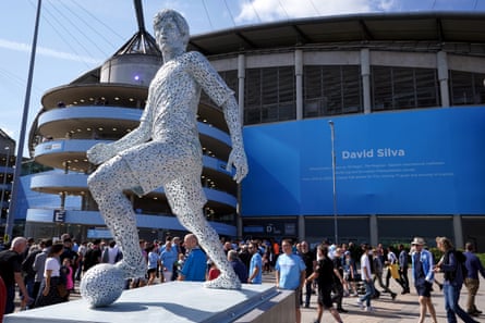 David Silva’s status outside the Etihad.