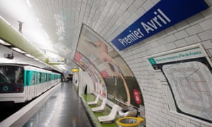 The Quatre Septembre metro station in Paris is renamed Premier Avril (1 April).