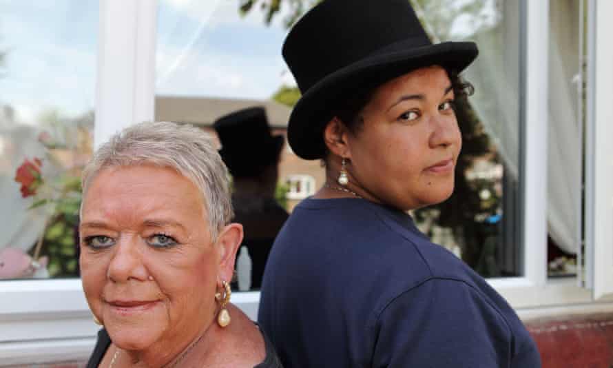 Sami, right, with his mother, Hazel.