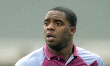 Dalian Atkinson in action for Aston Villa in 1992.
