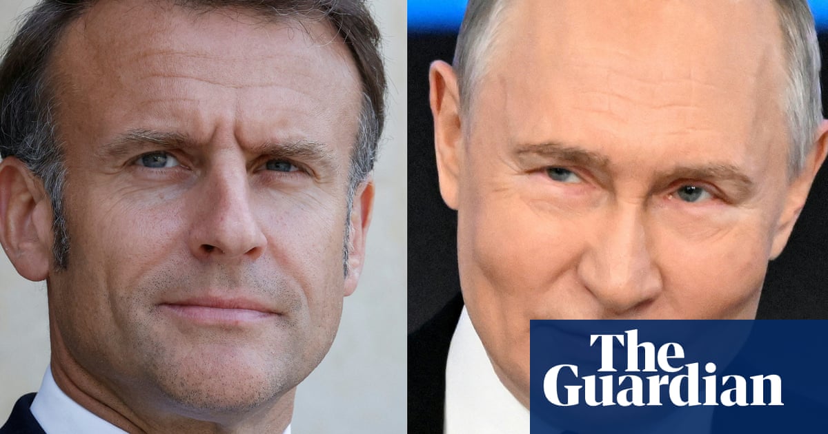 Macron and Putin discuss Iran in first call in three years