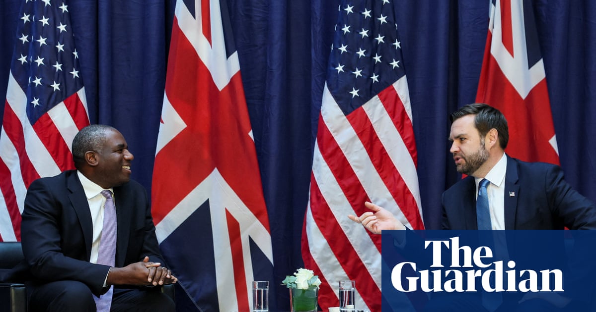 David Lammy and JD Vance bonded over ‘dysfunctional’ childhoods - and a Diet Coke