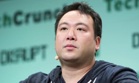 Deliveroo founder Will Shu at the TechCrunch Disrupt conference in London in 2015.