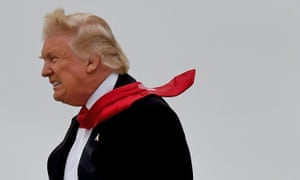 TOPSHOT - President-elect Donald Trump arrives on December 1, 2016 at the airport ahead of a visit to the Carrier air conditioning and heating company in Indianapolis, Indiana. / AFP PHOTO / TIMOTHY A. CLARYTIMOTHY A. CLARY/AFP/Getty Images