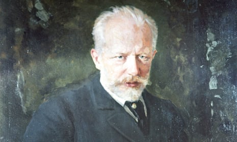 Reproduction of Tchaikovsky's Portrait 1893 by Kuznetsov from the collection of the Tretyakov State Gallery in Moscow