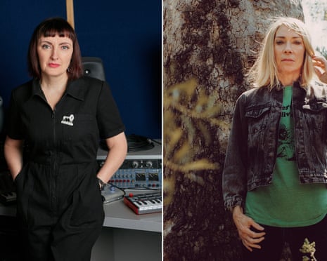 Sinéad Gleeson at home in Dublin and Kim Gordon at home in Los Angeles.