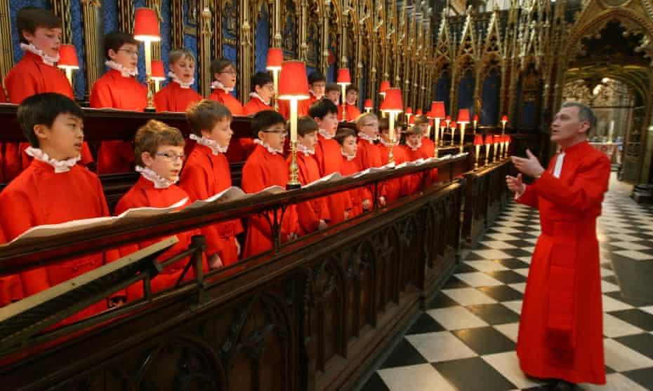 James O’Donnell conducts the choir of Westminster Abbey.
