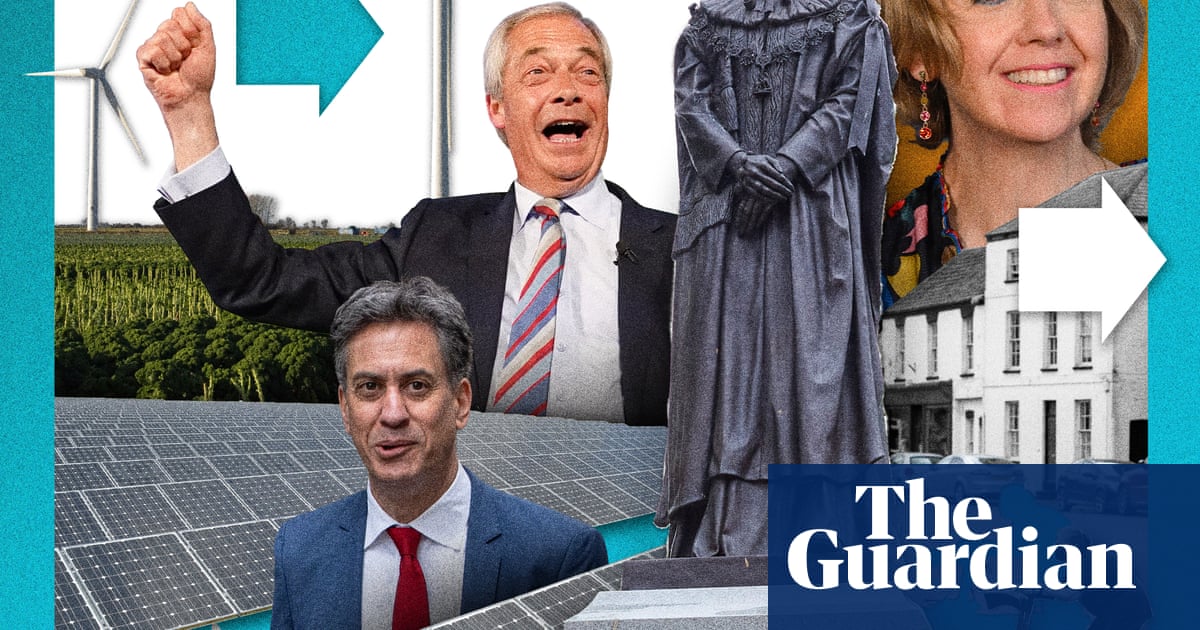 An enormous scar': the battle over solar farms and pylons as Reform UK takes aim at net zero