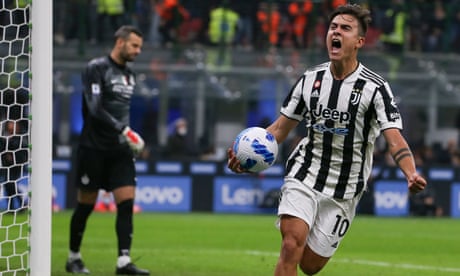 Paulo Dybala’s late penalty snatches point for Juventus at Internazionale