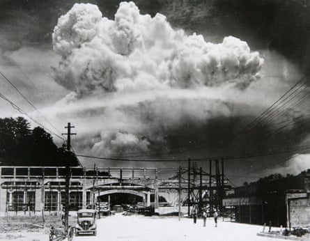 The bomb in Nagasaki on 9 August 1945.