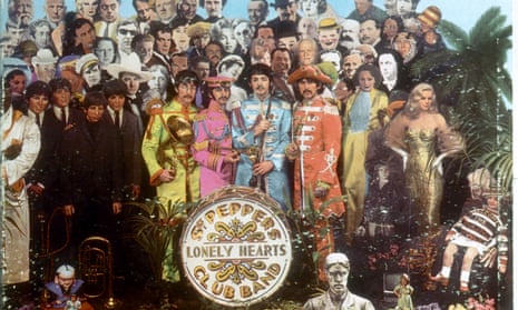 The album cover for Sgt Pepper’s Lonely Hearts Club Band
