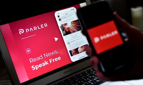 The social media app Parler has been suspended by Google.