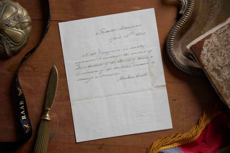 An original document signed by President Abraham Lincoln four days before his assassination on 15 April 1865.