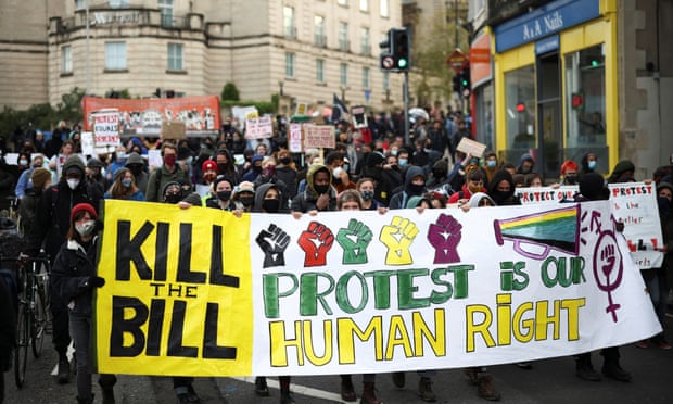 “Kill the Bill” protests in Bristol